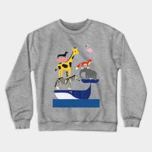 Animal Party Crewneck Sweatshirt